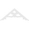 Ekena Millwork Pitch Brontes Architectural Grade PVC Gable Pediment, 48"W x 20"H x 1"P (10/12) GPP048X020X100BRO - alternate 3